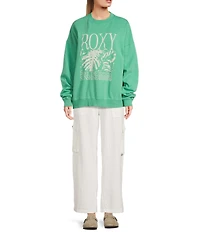 Roxy Lineup Long Sleeve Oversized Sweatshirt