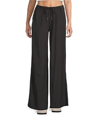 Roxy Lyla Low Rise Drawstring Pull-On Wide Leg Pants