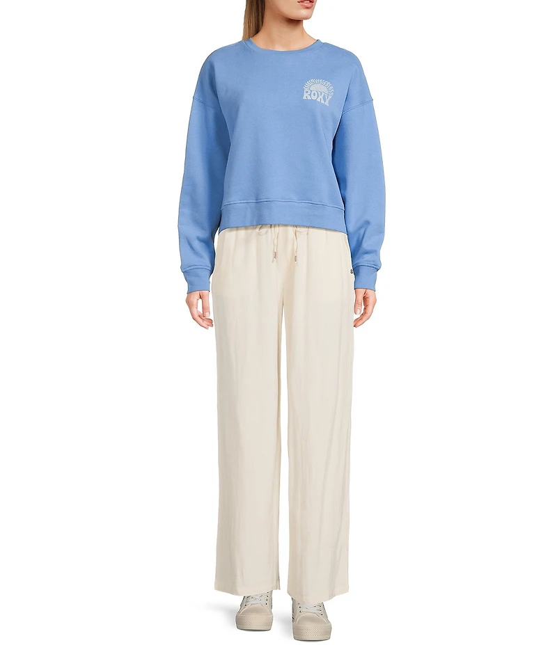 Roxy Marina Long Sleeve Fleece Sweatshirt