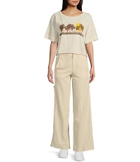 Roxy Maui Sessions Linen Blend Palazzo Pants