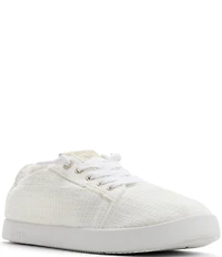 Roxy Mauka Box Weave Laced Slip On Sneakers
