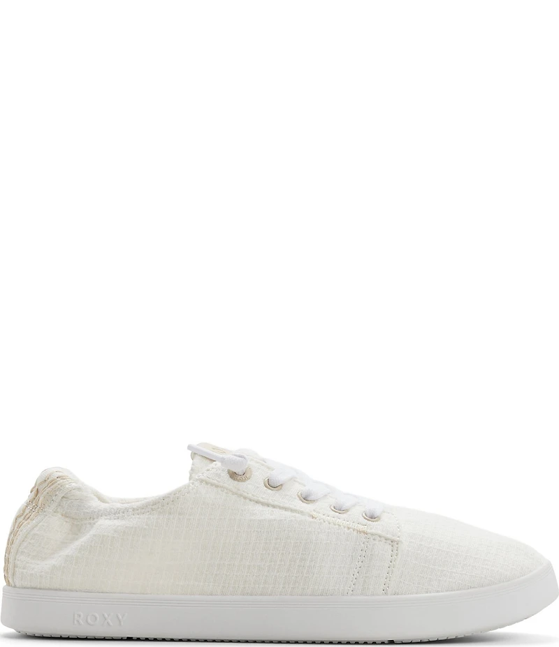 Roxy Mauka Box Weave Laced Slip On Sneakers