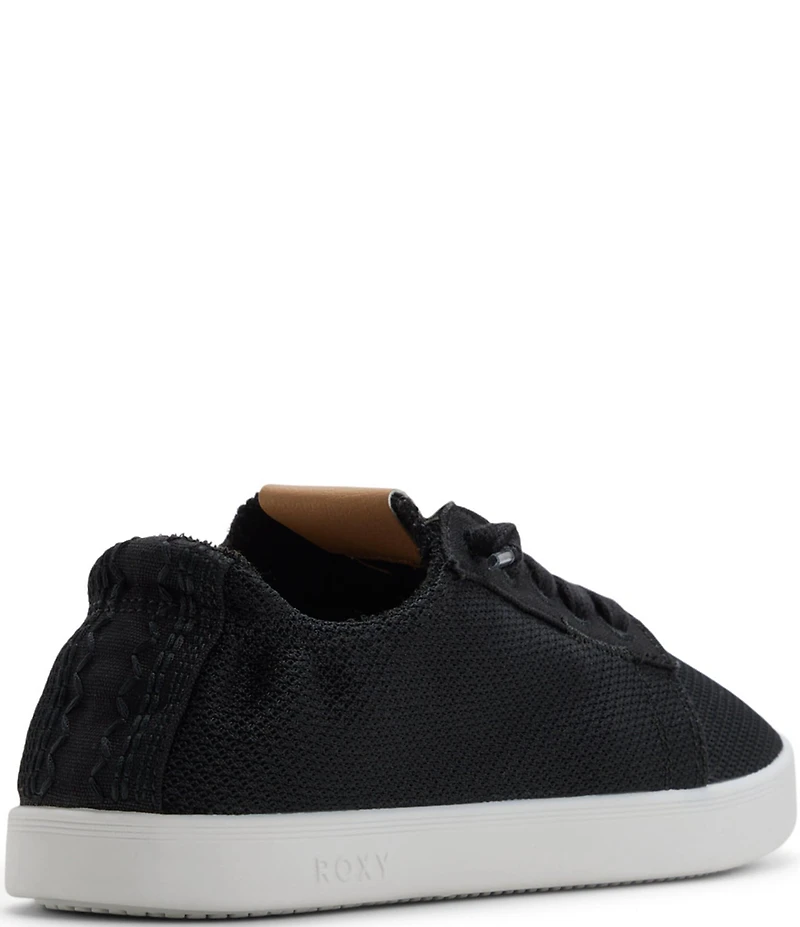 Roxy Mauka Woven Birdseye Laced Slip On Sneakers