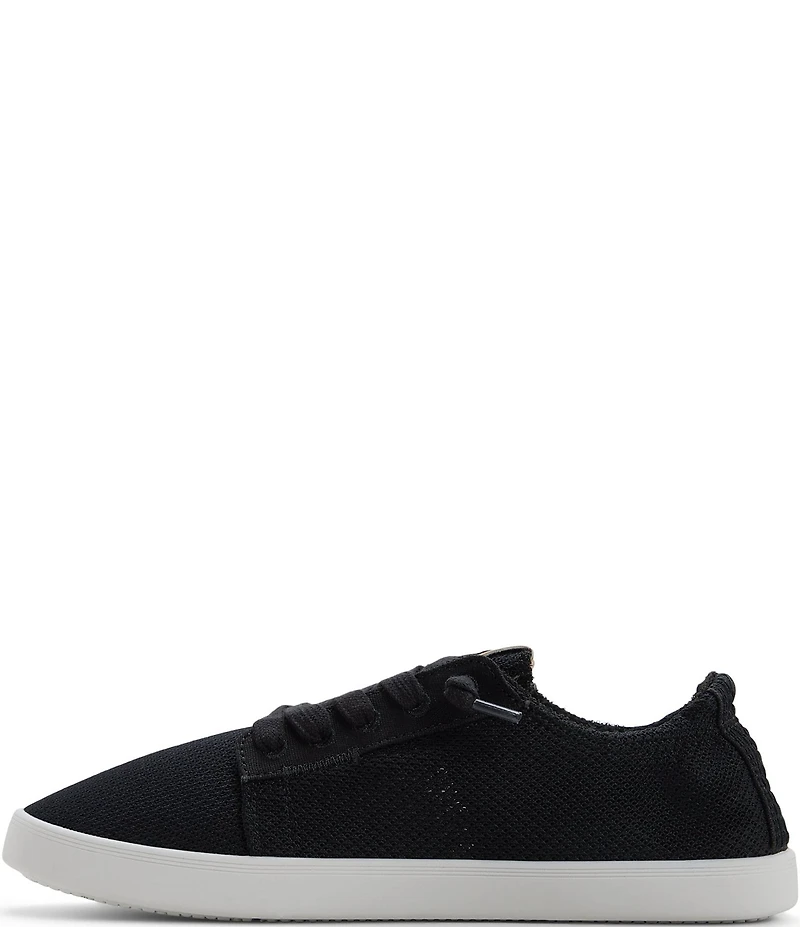 Roxy Mauka Woven Birdseye Laced Slip On Sneakers