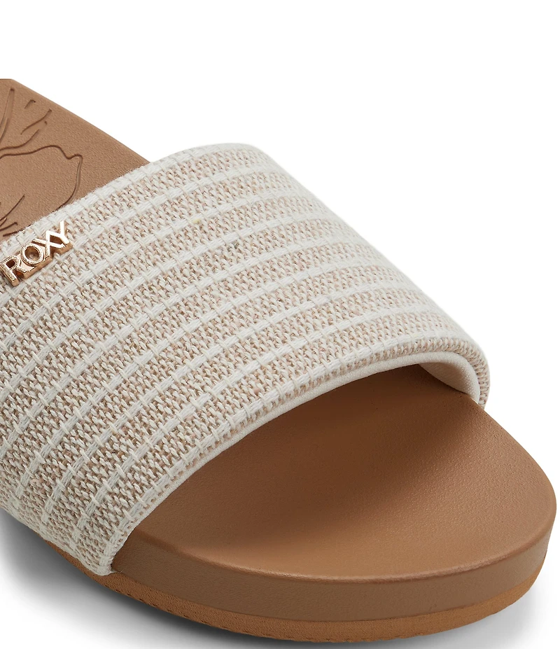 Roxy Nani Woven Slide Sandals