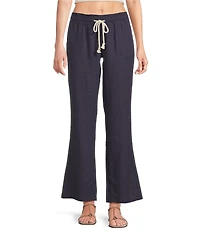 Roxy Oceanside Linen Blend Wide Leg Pants