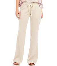 Roxy Oceanside Linen Blend Wide Leg Pants