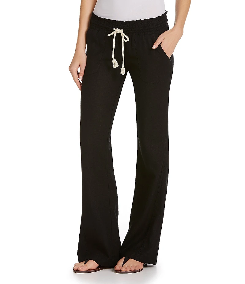 Roxy Oceanside Linen Blend Wide Leg Pants