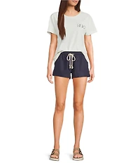 Roxy Oceanside Linen Blend Shorts