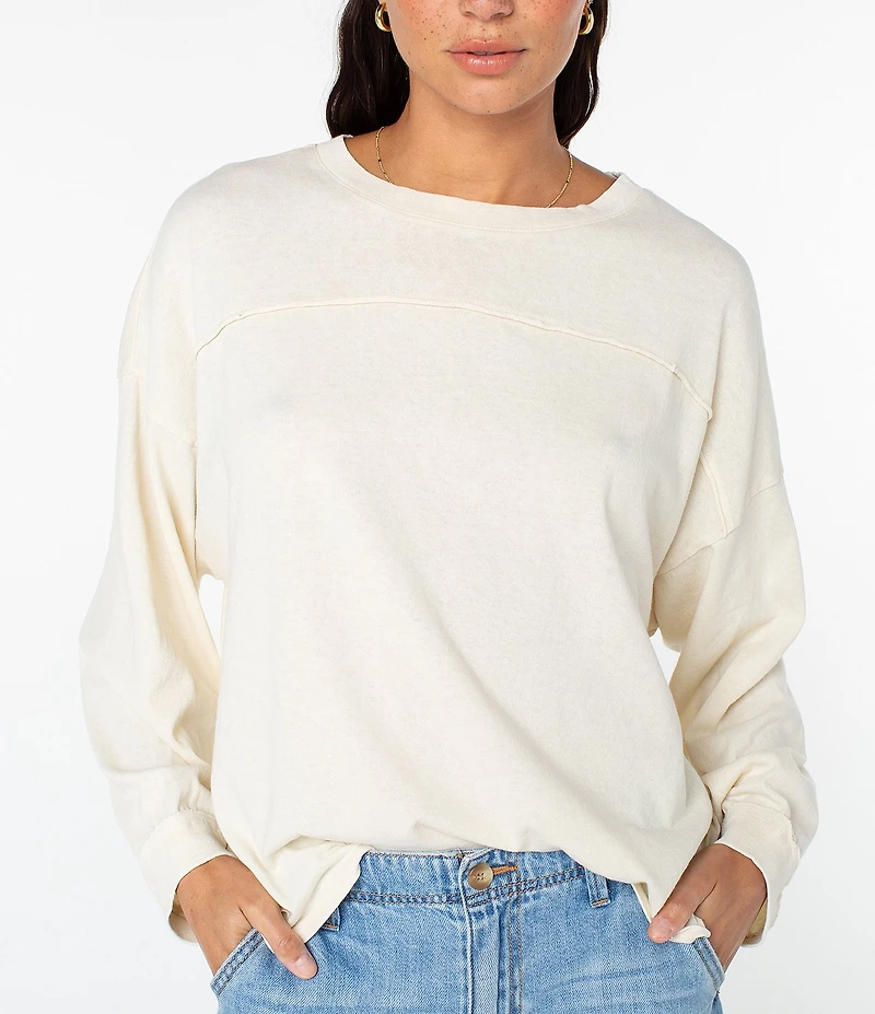 Roxy On My Mind Long Sleeve Knit T-Shirt