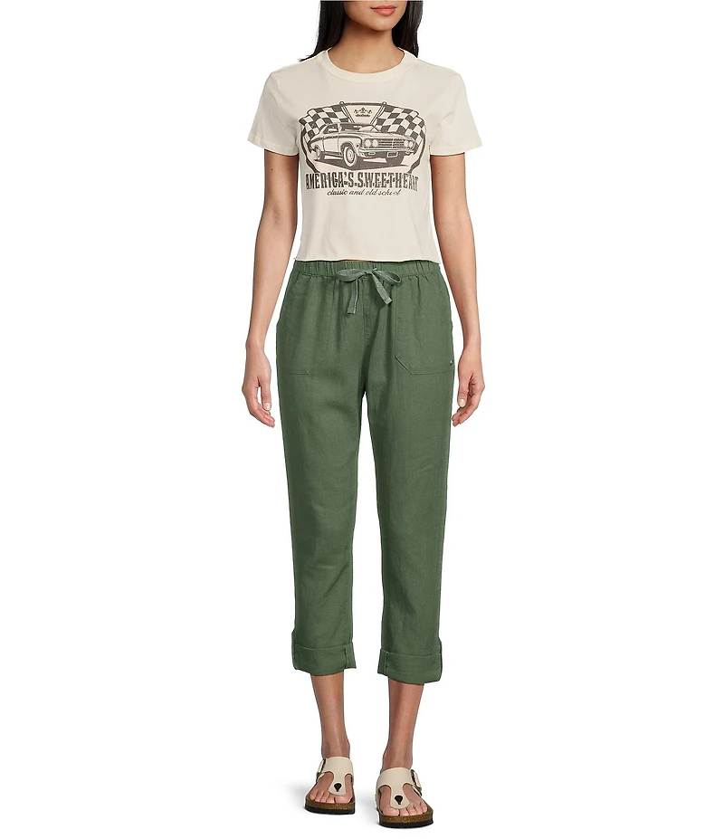 Roxy On The Seashore Linen Blend Pants