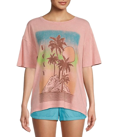 Roxy Palm Springs Oversized Graphic T-Shirt