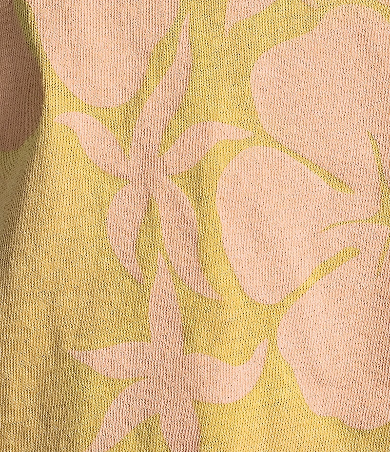 Roxy Plumeria/Hibiscus Printed Short Sleeve T-Shirt