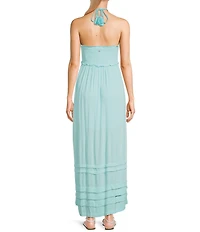 Roxy Saltwater Sweetness Sleeveless Woven Maxi Dress