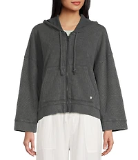 Roxy Salty Daydreams Long Sleeve Hooded Fleece Jacket