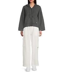 Roxy Salty Daydreams Long Sleeve Hooded Fleece Jacket