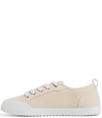Roxy Shorebreak Floral Embroidery Canvas Lace Up Sneakers