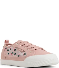 Roxy Shorebreak Rose Mesh Canvas Lace Up Sneakers