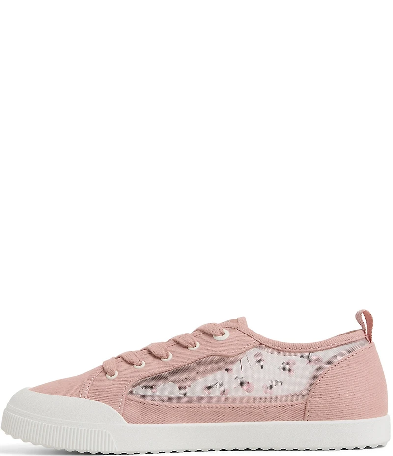 Roxy Shorebreak Rose Mesh Canvas Lace Up Sneakers