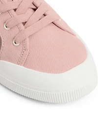 Roxy Shorebreak Rose Mesh Canvas Lace Up Sneakers