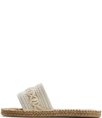 Roxy Shoresoft LX Macrame Puka Shell Espadrille Slide Sandals