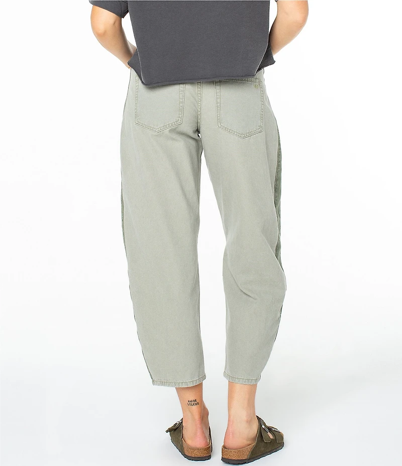 Roxy Side Panel Barrel Jeans