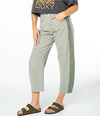 Roxy Side Panel Barrel Jeans
