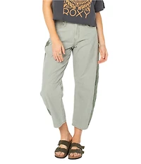 Roxy Side Panel Barrel Jeans