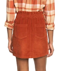 Roxy Silent Days Corduroy Mini Skirt