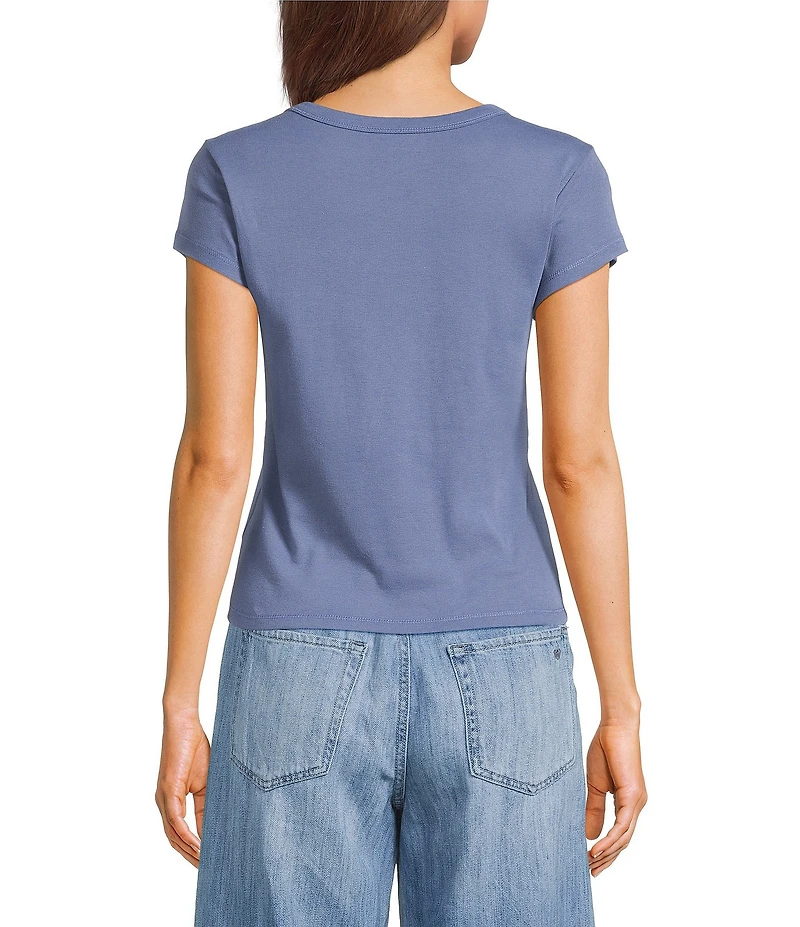 Roxy Stitched Bloom Short Sleeve T-Shirt