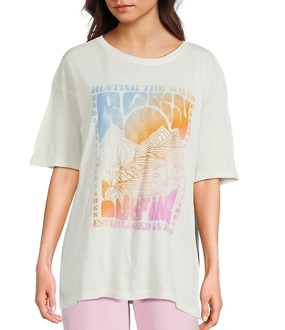 Roxy Sunny Short Sleeve Oversized T-Shirt