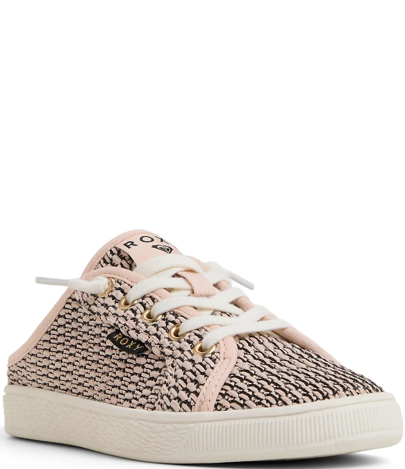 Roxy Sunny Stroll Woven Textile Sneaker Mules