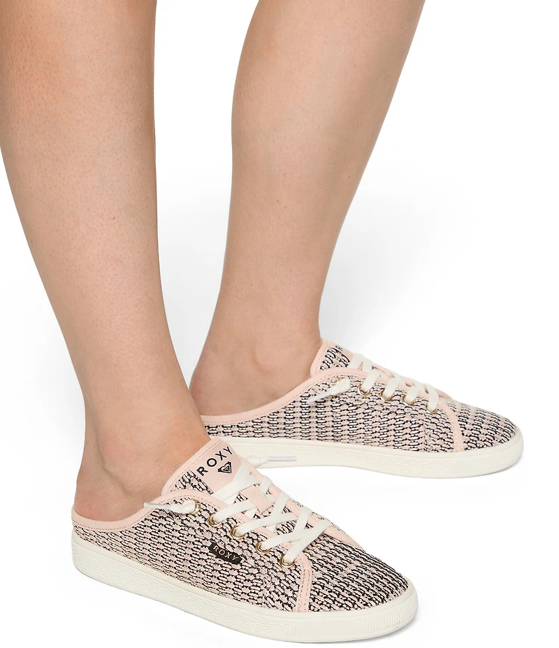 Roxy Sunny Stroll Woven Textile Sneaker Mules