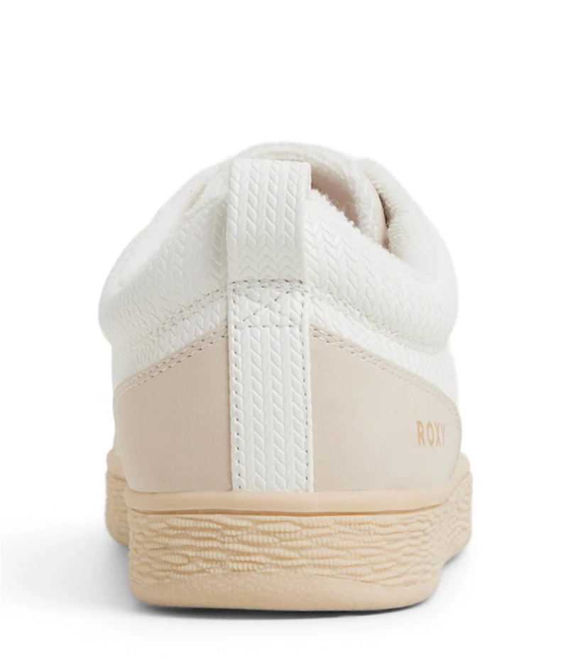 Roxy Sunrise Embossed Perforated Detail Lace Up Sneakers