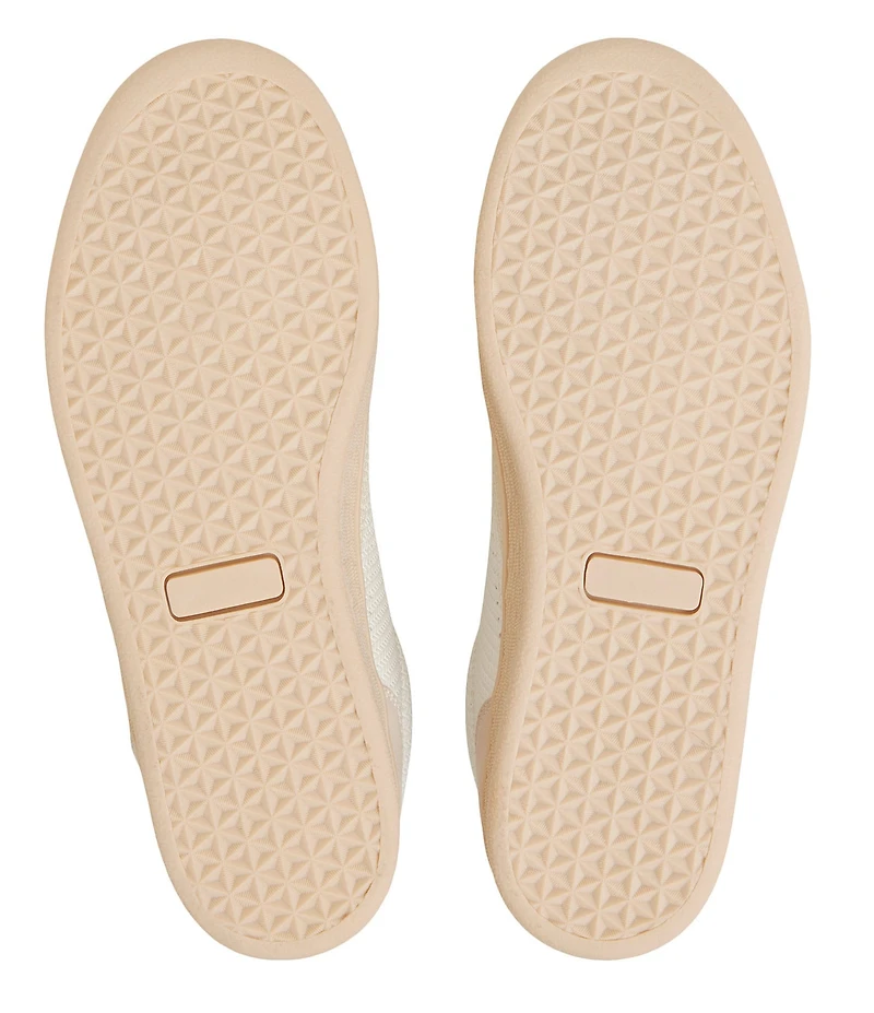 Roxy Sunrise Embossed Perforated Detail Lace Up Sneakers