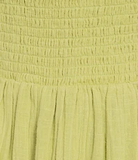 Roxy Sunrise Vibes Sleeveless Twisted-Bodice Cutout-Detail Dress