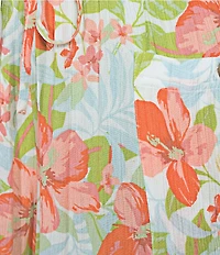 Roxy Sunset Daze Floral Printed Pull On Pants