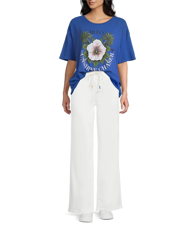 Roxy Sunset Dream Pull-On Linen Blend Pants