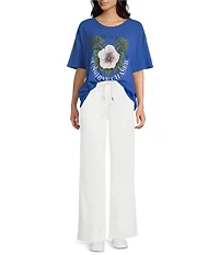 Roxy Sunset Dream Pull-On Linen Blend Pants