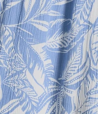 Roxy Sweet Pea Palm Printed Peasant Midi Dress