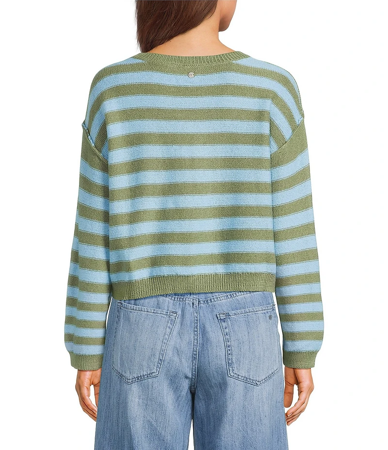Roxy Swell Season Striped Long Sleeve Sweater