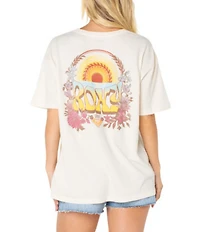 Roxy Tribal Sunset Short Sleeve Oversized T-Shirt