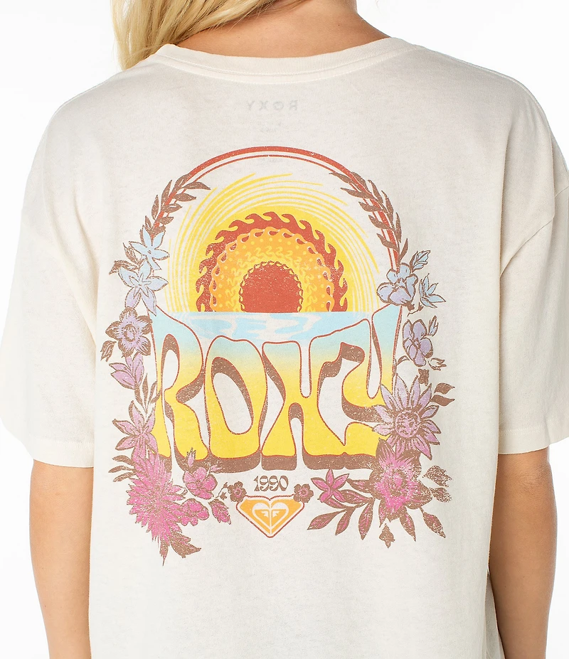 Roxy Tribal Sunset Short Sleeve Oversized T-Shirt