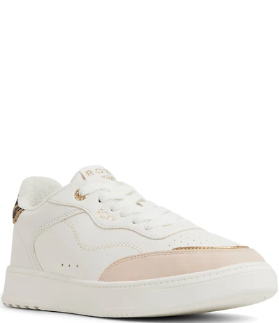 Roxy Vivianne Multi Perforated Detail Lace Up Sneakers
