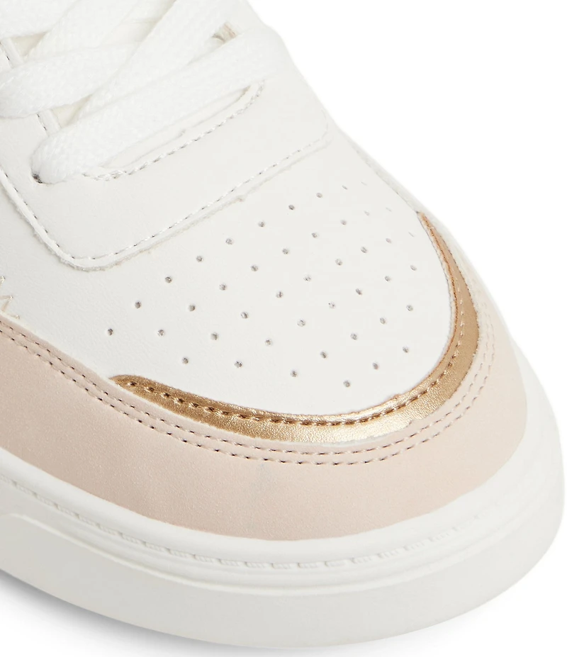 Roxy Vivianne Multi Perforated Detail Lace Up Sneakers