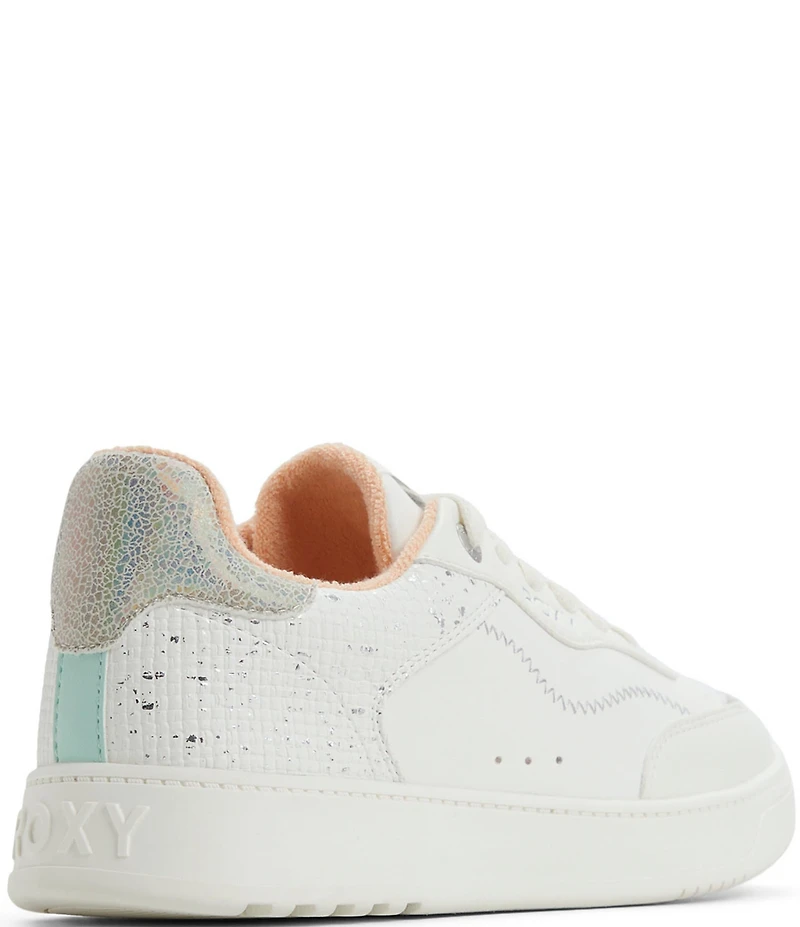 Roxy Vivianne Perforated Detail Lace-Up Sneakers