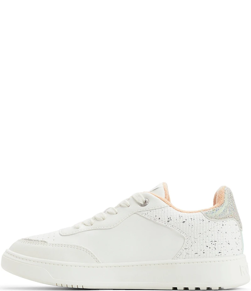 Roxy Vivianne Perforated Detail Lace-Up Sneakers