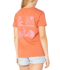 Roxy Wave Cuts Short Sleeve Jersey T-Shirt