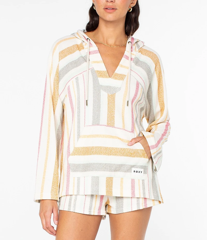 Roxy Wild And Free Long Sleeve Pullover Poncho