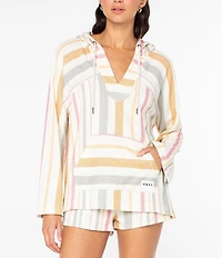 Roxy Wild And Free Long Sleeve Pullover Poncho